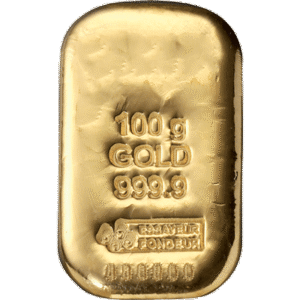 Lingot Or 100g